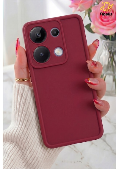 Fibaks Redmi Note 13 Pro 4G Uyumlu Kılıf Kamera Korumalı Yumuşak Dokulu Renkli Silikon Kapak