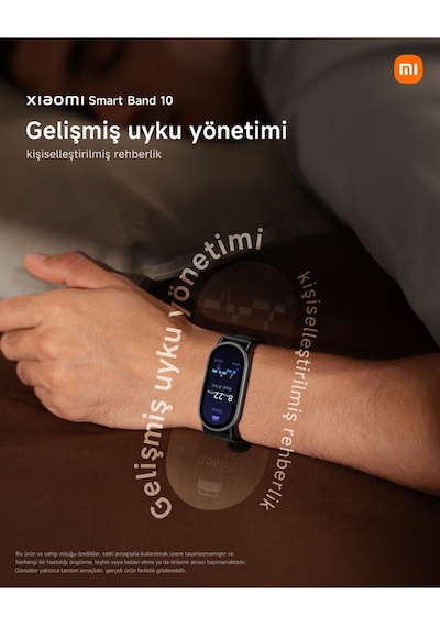 Smart Band 10 Silver Akıllı Bileklik Xiaomi Türkiye Garantili