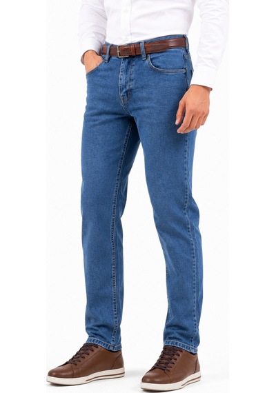 Locus Jeans Erkek Regular Fit Jeans Pantolon 320 Bgl-st05452 Mavi