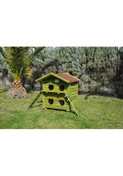 4 Yuvalı Kedi Evi Pati Emlak