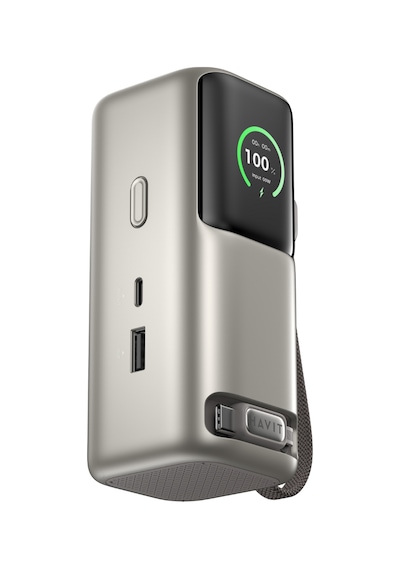 Havit PB37 10.000mAh 65W PD Hızlı Şarj Cihazı Powerbank – Akıllı Dijital Ekranlı ve Dahili USB-C Kablolu + Tr Dönüştürücü