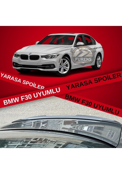 Bmw F30 318 320 325 330 Bagaj Üstü Yarasa Spoiler Piano Black