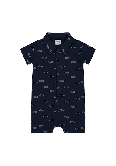 Civil Baby Balık Empirme 6-18 Ay Tulum - Lacivert
