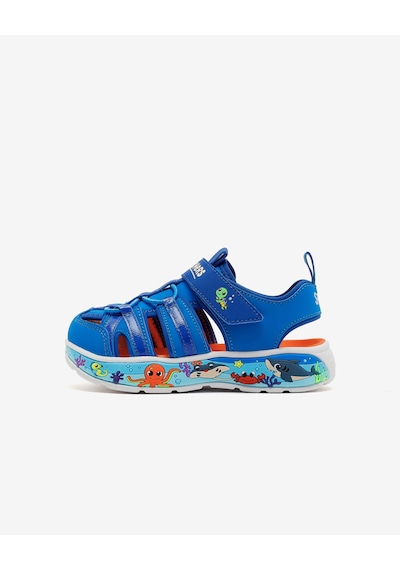 Skechers Play Scene Splash Küçük Erkek Çocuk Mavi Sandalet 407041n Ltbl Mavi