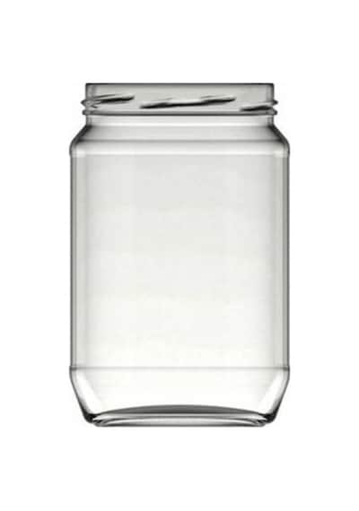Cam Kavanoz Metal Kapaklı 720 Ml 120 Adet