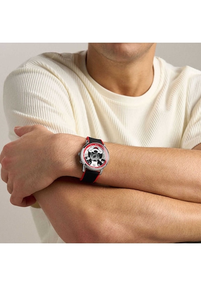 Fossil Fle1232 Disney X Fossil Limited-edition Mickey Mouse Big Tic Erkek Kol Saati Metal
