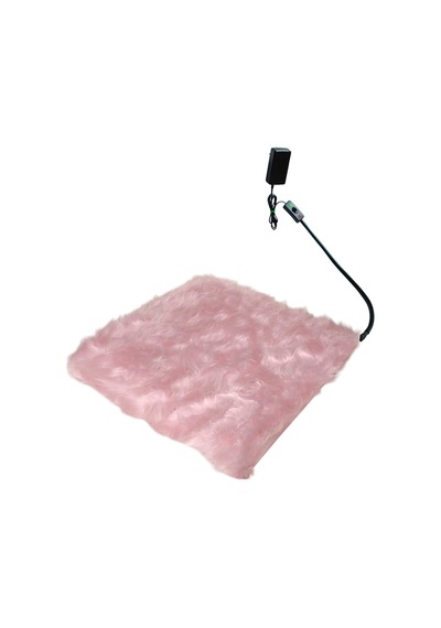 Kedi Minderi Isıtmalı Model 45x45cm 12v Adaptörlü Su Geçirmez Kdtes39
