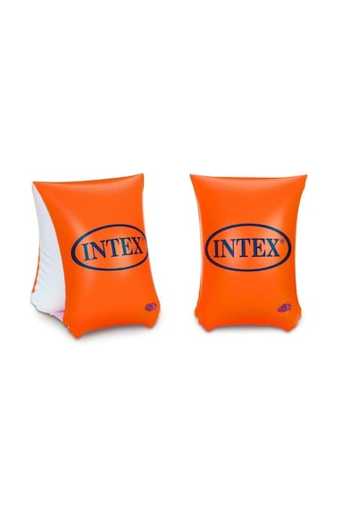 İntex Turuncu Kolluk 30x15 Cm 6-12 Yaş Havuz Deniz Şişme Kare Kolluk Bü Turuncu