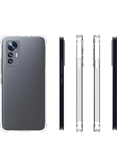 Xiaomi Mi 12 Lite Kılıf Şeffaf Nitro Anti Shock Kapak