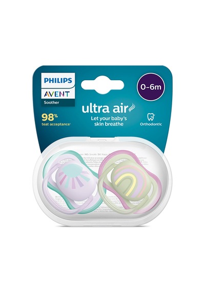 Ultra Air Emzik 0-6 Ay, 2'li Paket, Kız 3 Adet