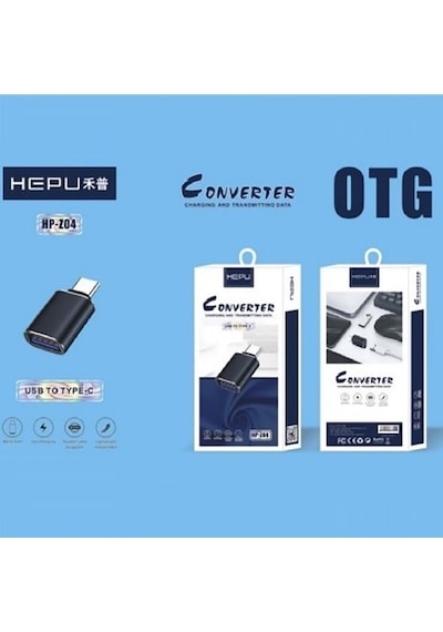 Hepu Type-c To Usb 3.0 Yüksek Hızlı Veri Aktarımı Otg Çevirici Dönüştürücü Adaptör