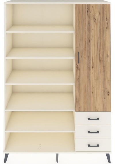 Hyperion Dolap 9 Raflı 3 Çekmeceli Tek Kapaklı 132x44x195 Aytaşı-çam/aytaşı Atlas Çam/aytası Hyperion Dolap 9 Raflı 3 Çekmeceli Tek Kapaklı 132x44x195 Aytaşı-çam/aytaşı Atlas Çam/aytası