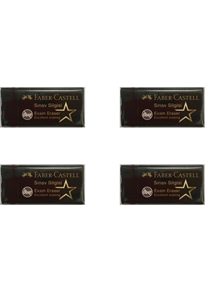 Faber Castell Black Edition Sınav Silgisi 4 Adet