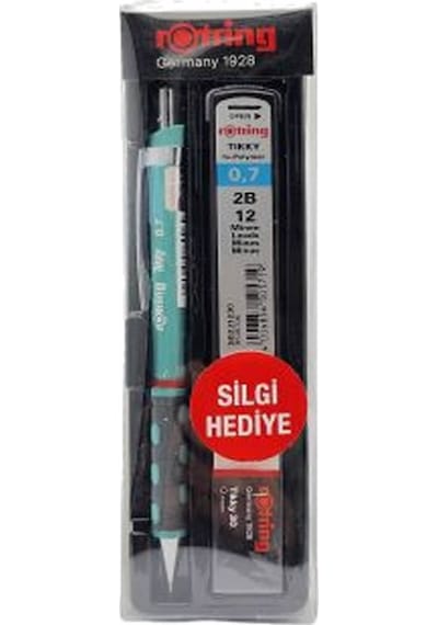Rotring Tikky 0.7 Mm Min 3 Lü Opal Mavisi Okul Seti