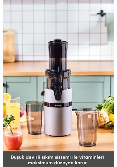 Karaca Slow Juicer Yavaş Sıkım Katı Meyve Sıkacağı