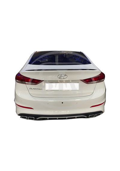 Hyundai Elentra Bagaj Üstü Spoiler Piano Black