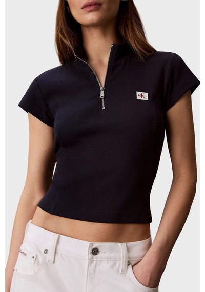 Calvin Klein Pamuklu Logolu Slim Fit Fermuarlı Dik Yaka Top Lv047g240gcef Bayan Top Lv047g240g Cef Lacivert Calvin Klein Pamuklu Logolu Slim Fit Fermuarlı Dik Yaka Top Lv047g240gcef Bayan Top Lv047g240g Cef Lacivert