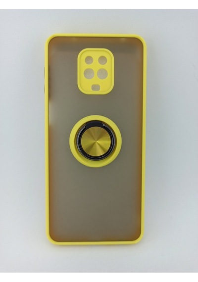 Xiaomi Note 9 Pro Buzlu Mat Yüzüklü Fri Slikon Kilif 459868404