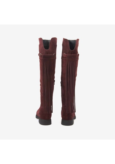 Rouge Kadın Süet Çizme 722 Rio Red Sued