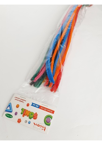 6 Mm Şönil Canlı Renkler 50cm-25 Li Paket