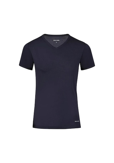 Pierre Cardin Erkek %100 Pamuk Ribana V Yaka Fanila Lacivert