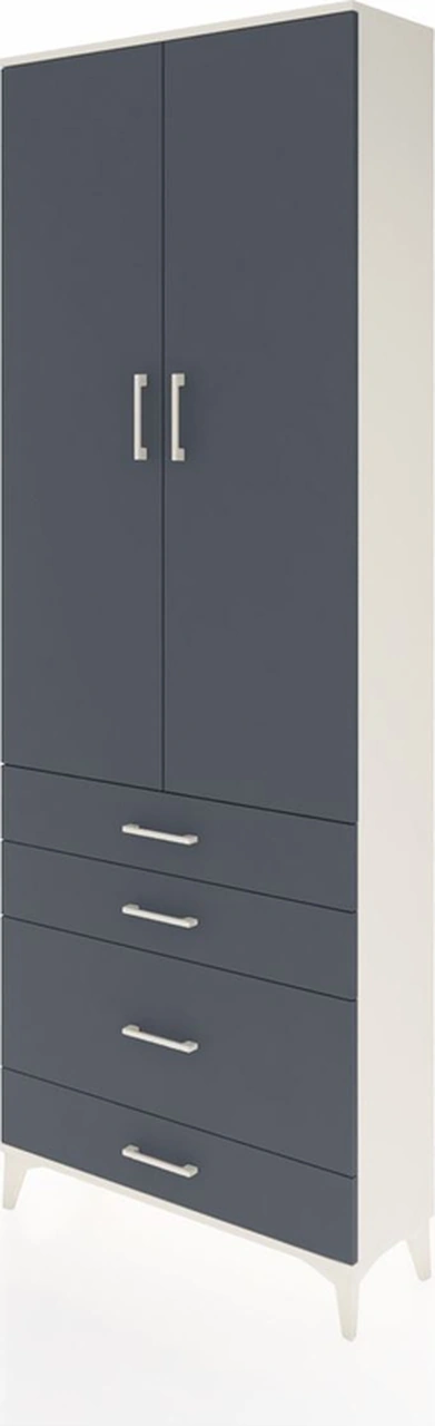 Arges Dolap 3 Raflı 4 Çekmeceli 2 Kapaklı 88x30x243 Aytaşı-an... Aytaşı