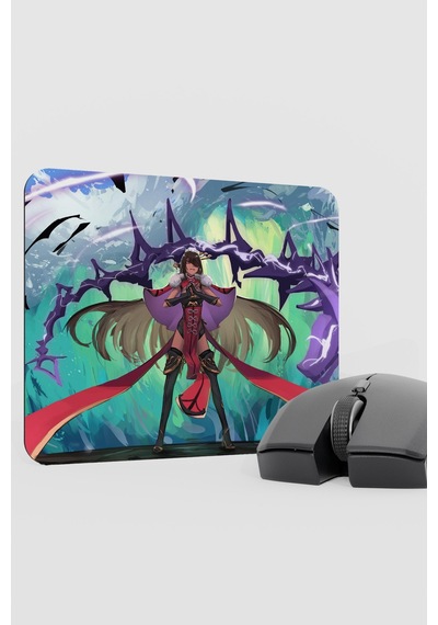 Beidou Genshin Impact Anime Gacha V1 - 22x18 Gaming Mouse Pad Fare Altlığı