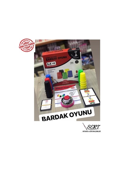 Bardak Oyunu. Pratik Renkli Bardaklar. Akıl ve Zeka Oyunu