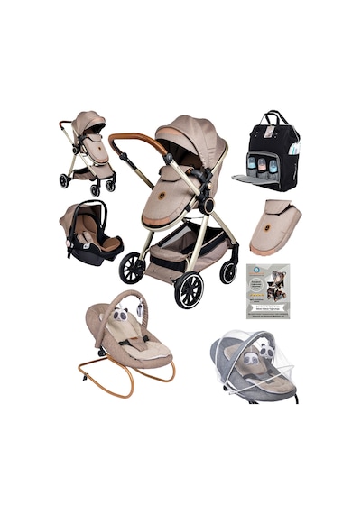Baby Home 7 In 1 Yeni Doğan Full Set 990 Travel Sistem Bebek Arabası ve 330 Ev Tipi Ana Kucağı