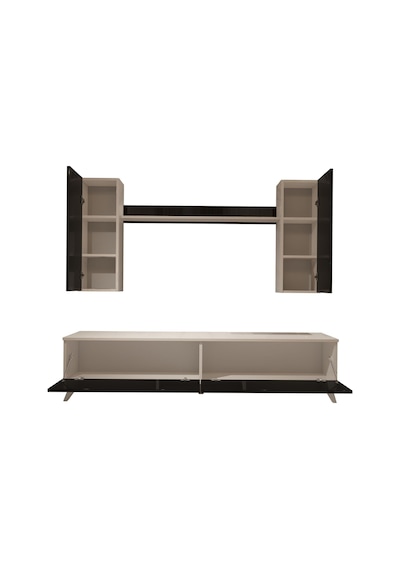 Decoraktiv Eko 7 Mdf Std Retro Tv Ünitesi Tv Sehpası Beyaz - Siyah Decoraktiv Eko 7 Mdf Std Retro Tv Ünitesi Tv Sehpası Beyaz - Siyah
