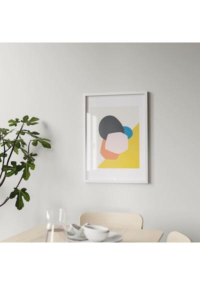 Beyaz Çerçeve, Beyaz, 50x70 Cm