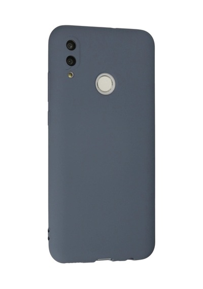 Huawei P Smart 2019 Kılıf Nano İçi Kadife Silikon - Gri İtdark34712