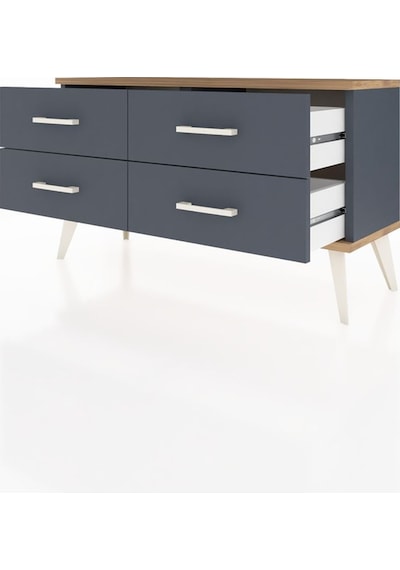 Arges Şifonyer 4 Raflı 88x30x48 Antrasit-çam/antrasit Çam/antrasit Arges Şifonyer 4 Raflı 88x30x48 Antrasit-çam/antrasit Çam/antrasit