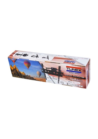 Tunex 32'' - 65'' 4 Hareketli Emniyet Kilitli Lcd / Led Tv Askı Aparatı Kapadokya