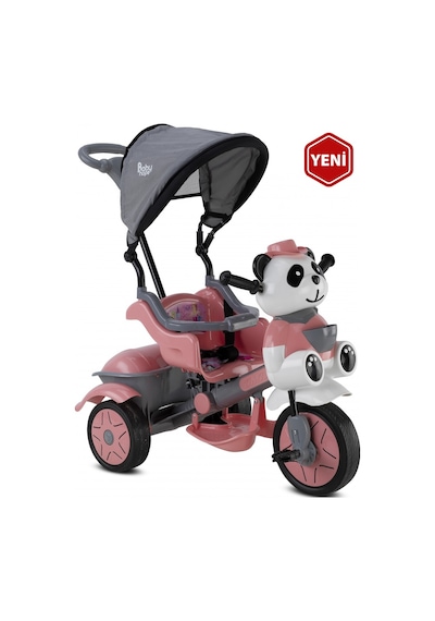 Babyhope 127 Little Panda Ebeveyn Kontrollü Tenteli Müzikli Tricycle Üç Teker Bisiklet Pastel Pembe 012706 Çok Renkli Babyhope 127 Little Panda Ebeveyn Kontrollü Tenteli Müzikli Tricycle Üç Teker Bisiklet Pastel Pembe 012706 Çok Renkli