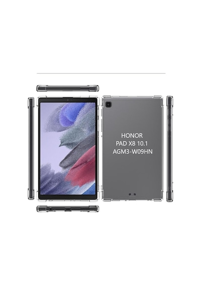 Honor Pad X8 10.1'' Inç 2023 Uyumlu Şeffaf Koruyucu Tablet Kılıfı Agm3-w09hn Kılıf