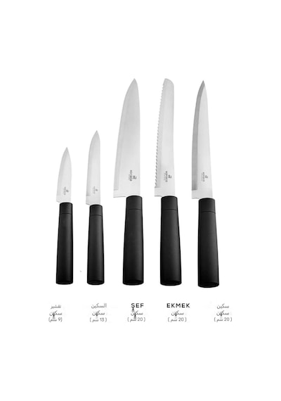 Karaca  Roscar Inox Standlı 6 Parça Bıçak Seti