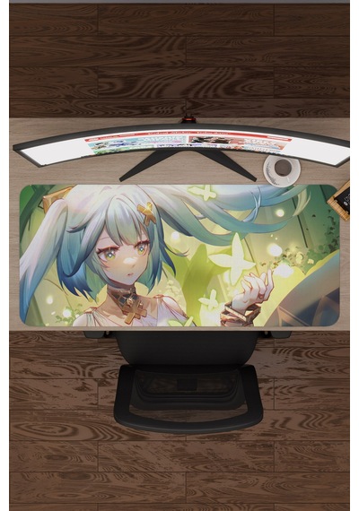 Faruzan Genshin Impact Anime Gacha V2 - 90x40 Xxl Gaming Mouse Pad Fare Altlığı
