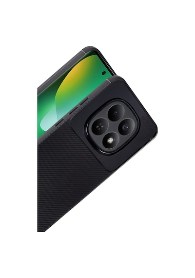 Xiaomi Redmi Note 15 Pro 4g Kılıf Focus Carbon Silikon Kapak Siyah
