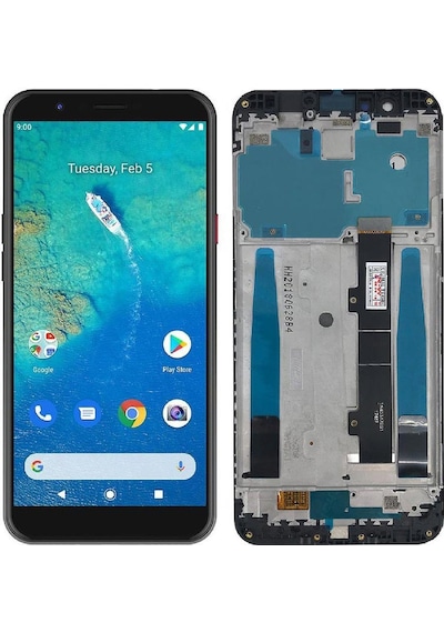 General Mobile Gm8 İle Uyumlu Lcd Ekran Dokunmatik Çıtalı