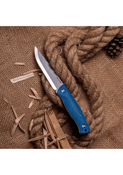 Real Steel Pathfinder Mikarta Sap 14c28n Çelik Kamp Bıçağı 3851d Kum