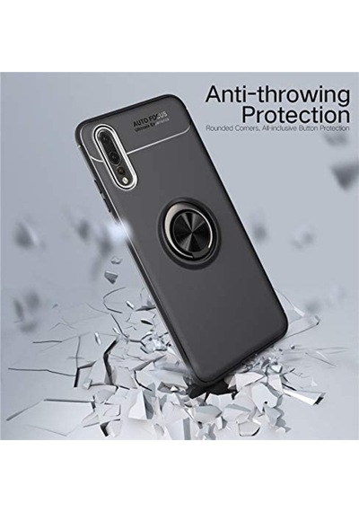 Huawei P20 Pro Yüzüklü Manyetik Ravel Kilif 513799866