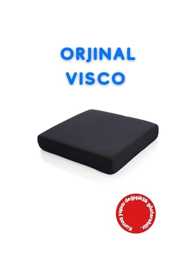 Mc.pierobaby Visko Sandalye Minderi,ofis Koltuk-sandalye Visko Minderi 43x45x8cm Mavi