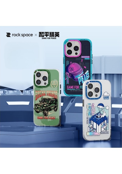 Rock Space Apple Uyumlu iPhone 14 Kılıf Peace Elite Serisi - Mor Mor