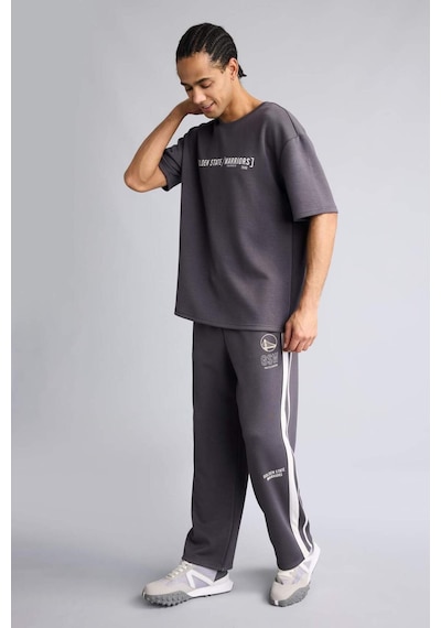 Defacto Nba Golden State Warrıors Standart Fıt Modal Jogger F9803ax26spar104 Antrasit-ar104
