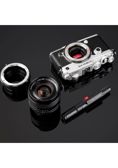 K&f Concept Kf1691 Çift Taraflı Karbon Başlık Lens Temizleme Kalemi