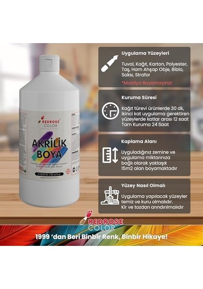 Lila Akrilik Boya 1000 Gr