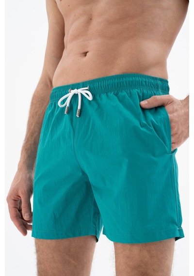 AR-MA Arma Erkek Regular Fit Basic Mayo Deniz Şortu Y25525277901 Yeşil