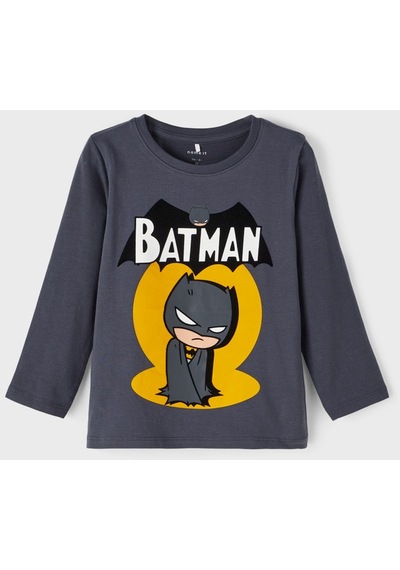 Name It Bisiklet Yaka Baskılı Antrasit Erkek Çocuk Sweatshirt 13221192 001 Antrasit