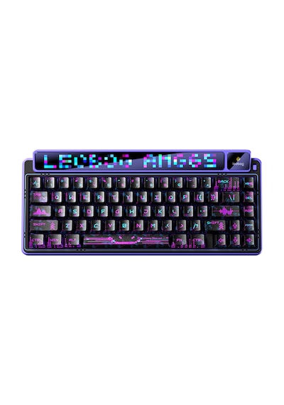 Leobog Amg65 Mekanik Gaming Oyuncu Klavyesi Led Matrix Ekranlı Jasper Switch Rgb Hot Swap Siyah